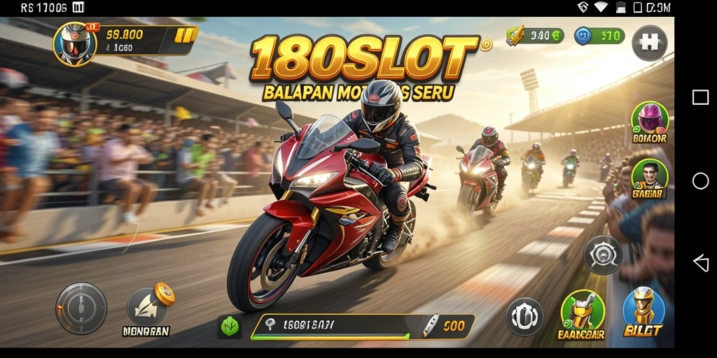Gameplay seru dari balapan motor di 180SLOT.