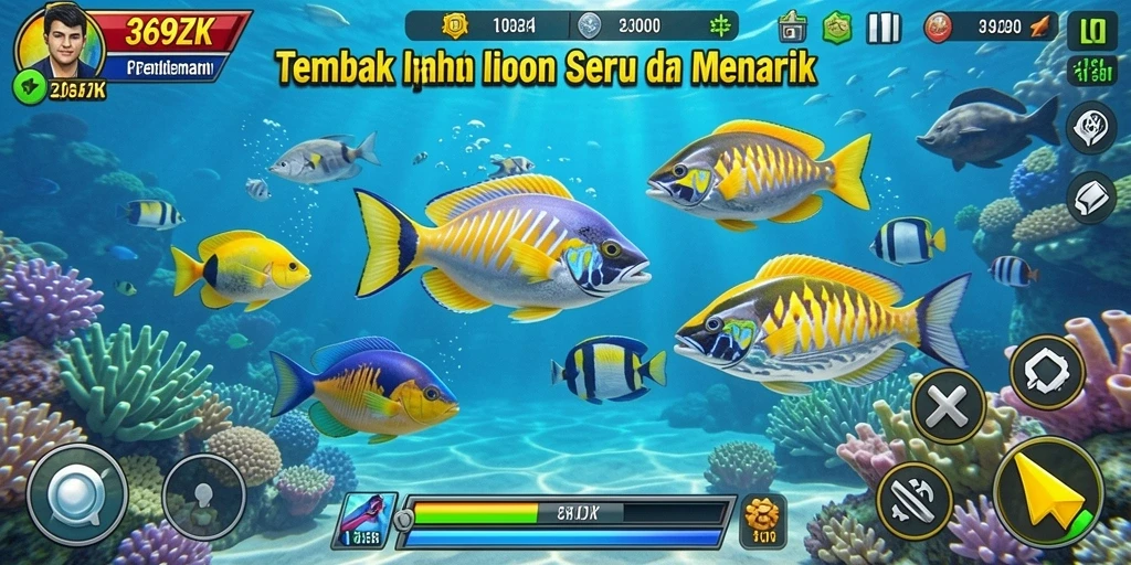 Tampilan screenshot game Tembak Ikan yang seru.