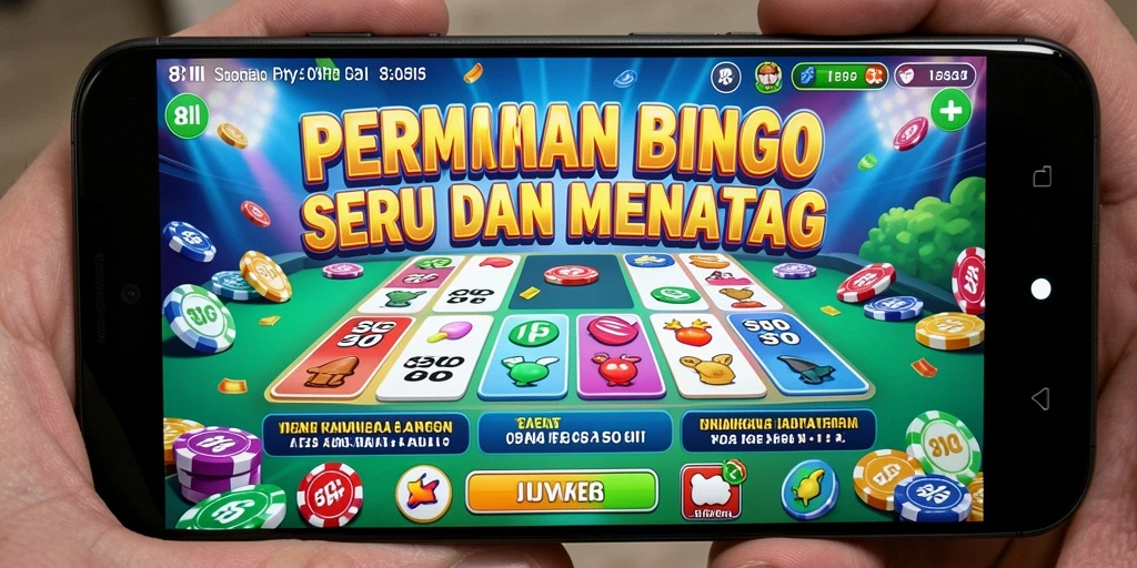 Screenshot gameplay 8II menampilkan suasana seru permainan Bingo.