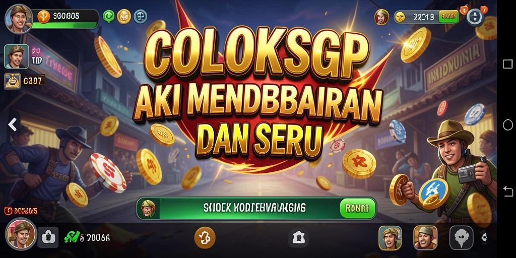 Tangkap momen seru dari gameplay COLOKSGP yang penuh aksi.