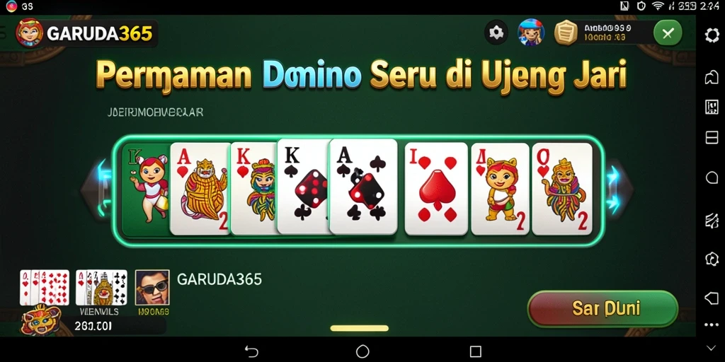 Tangkap momen seru dalam permainan Domino GARUDA365.