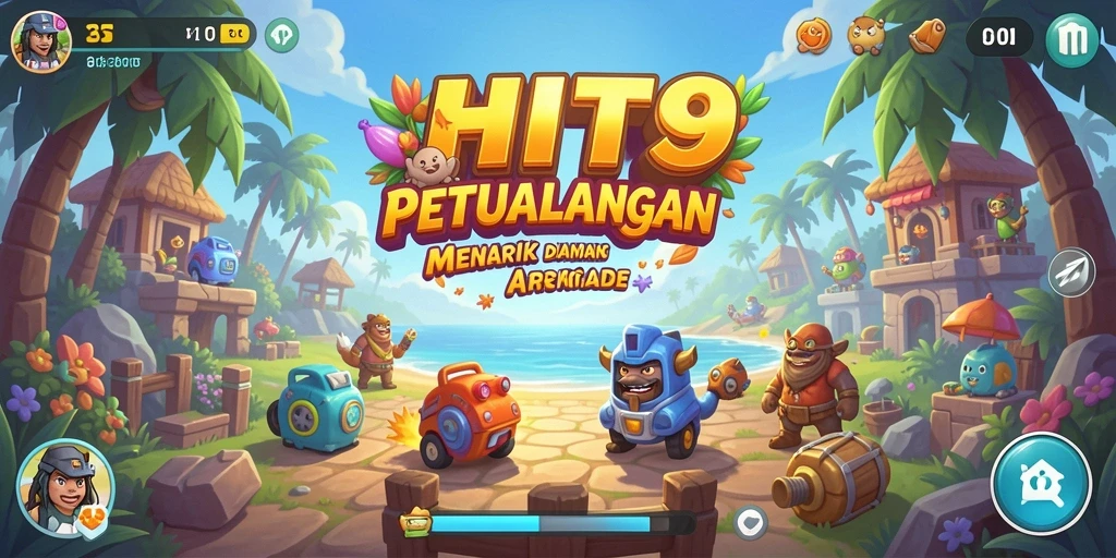 Tangkapan layar permainan HIT9 menampilkan aksi mendebarkan dalam gameplay Arcade.
