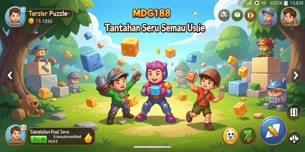 Gameplay Puzzle yang mengasyikkan dan menggugah otak.