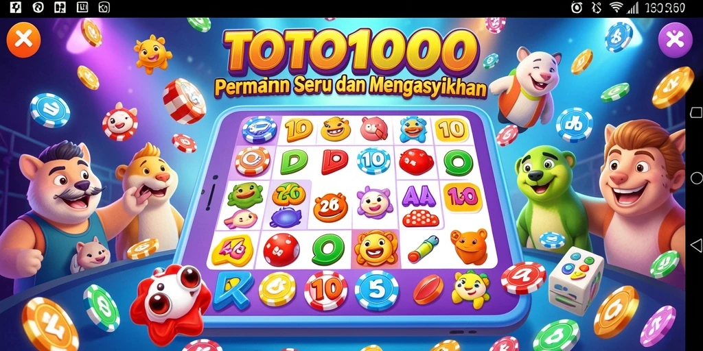 Tampilan permainan Bingo yang penuh warna dan seru.