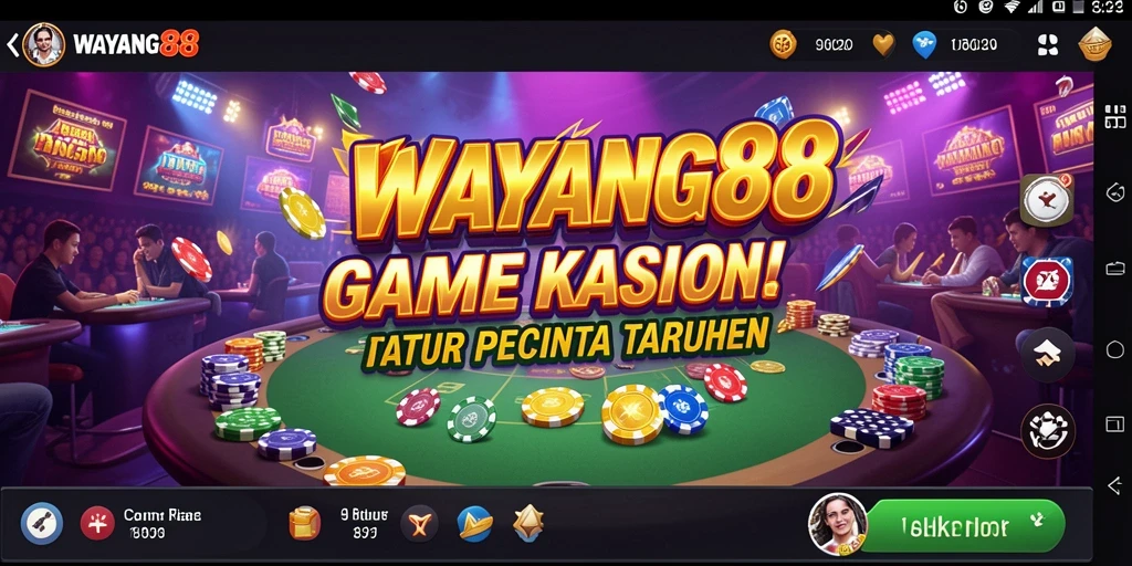 Tampilan menarik dari gameplay Kasino di WAYANG88.